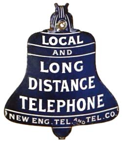Telephone Booth Sign - 1910